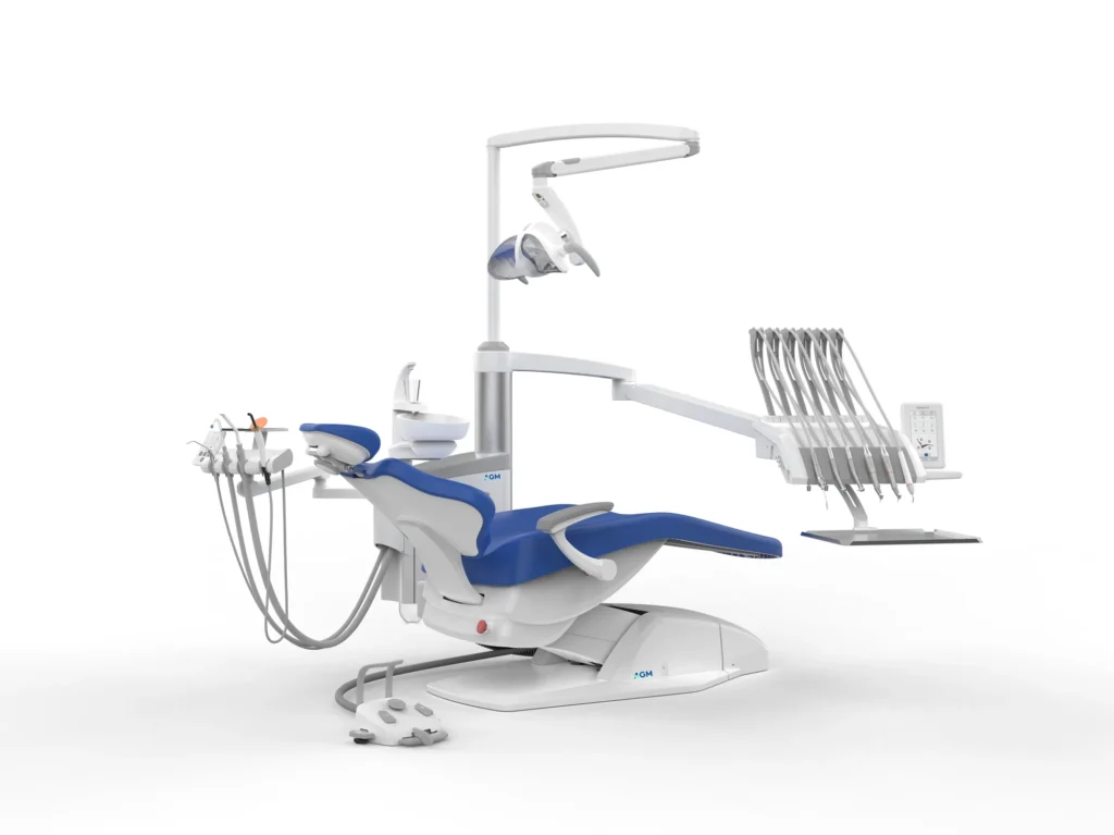 Sillón dental AGM 8000C S3 PRO con bandeja Colibrí