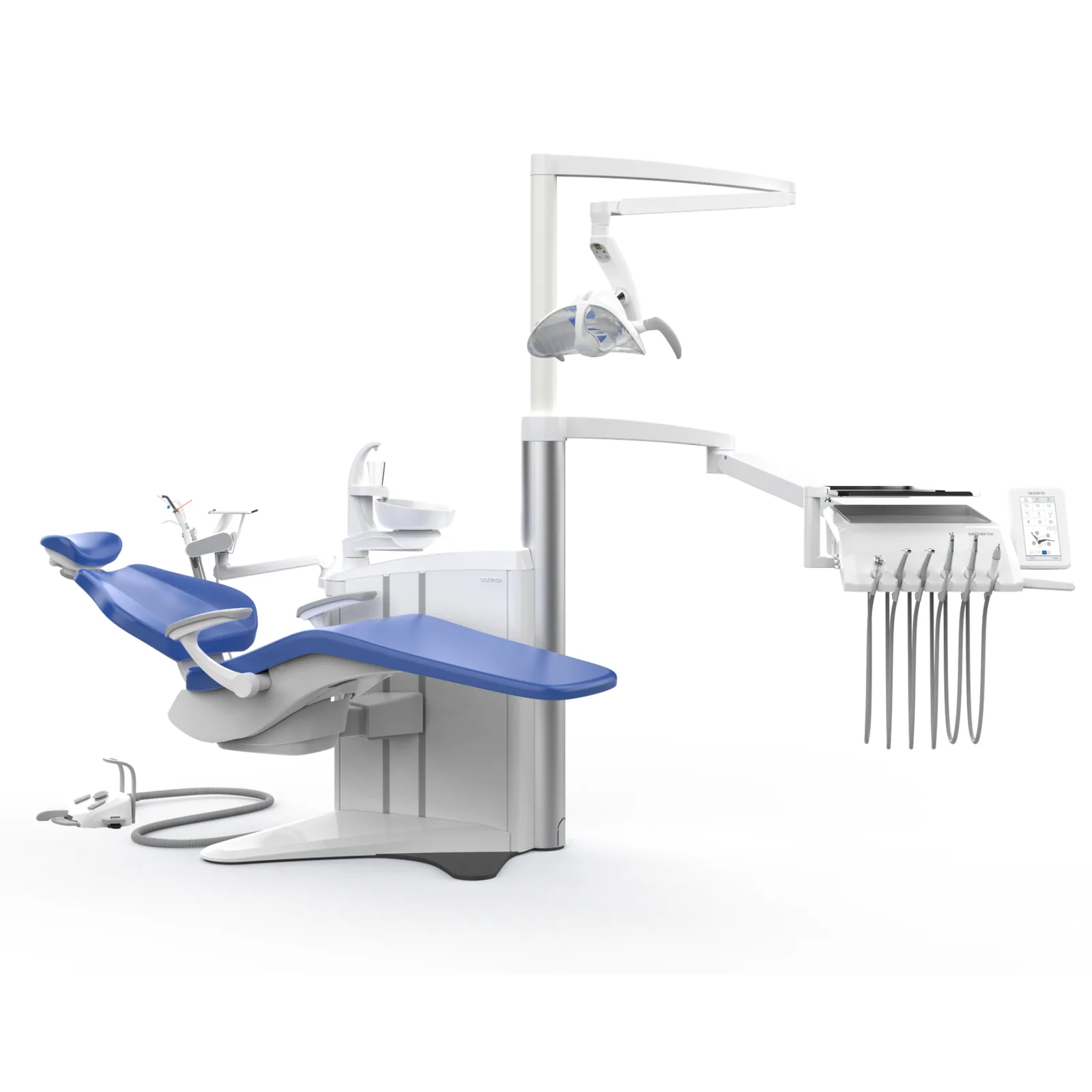 Sillón dental AGM S8 sobre fondo blanco