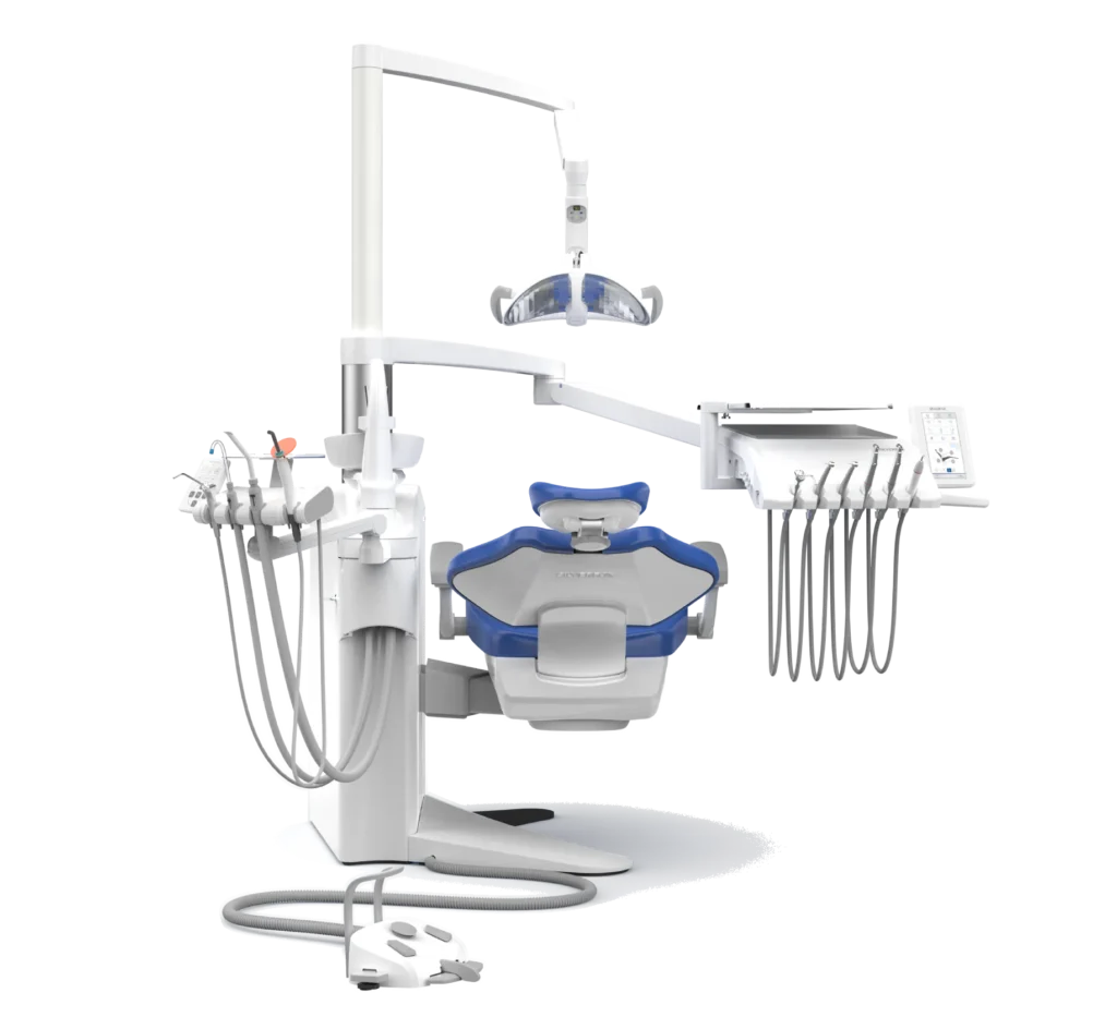 Sillón dental AGM S8 visto de frente