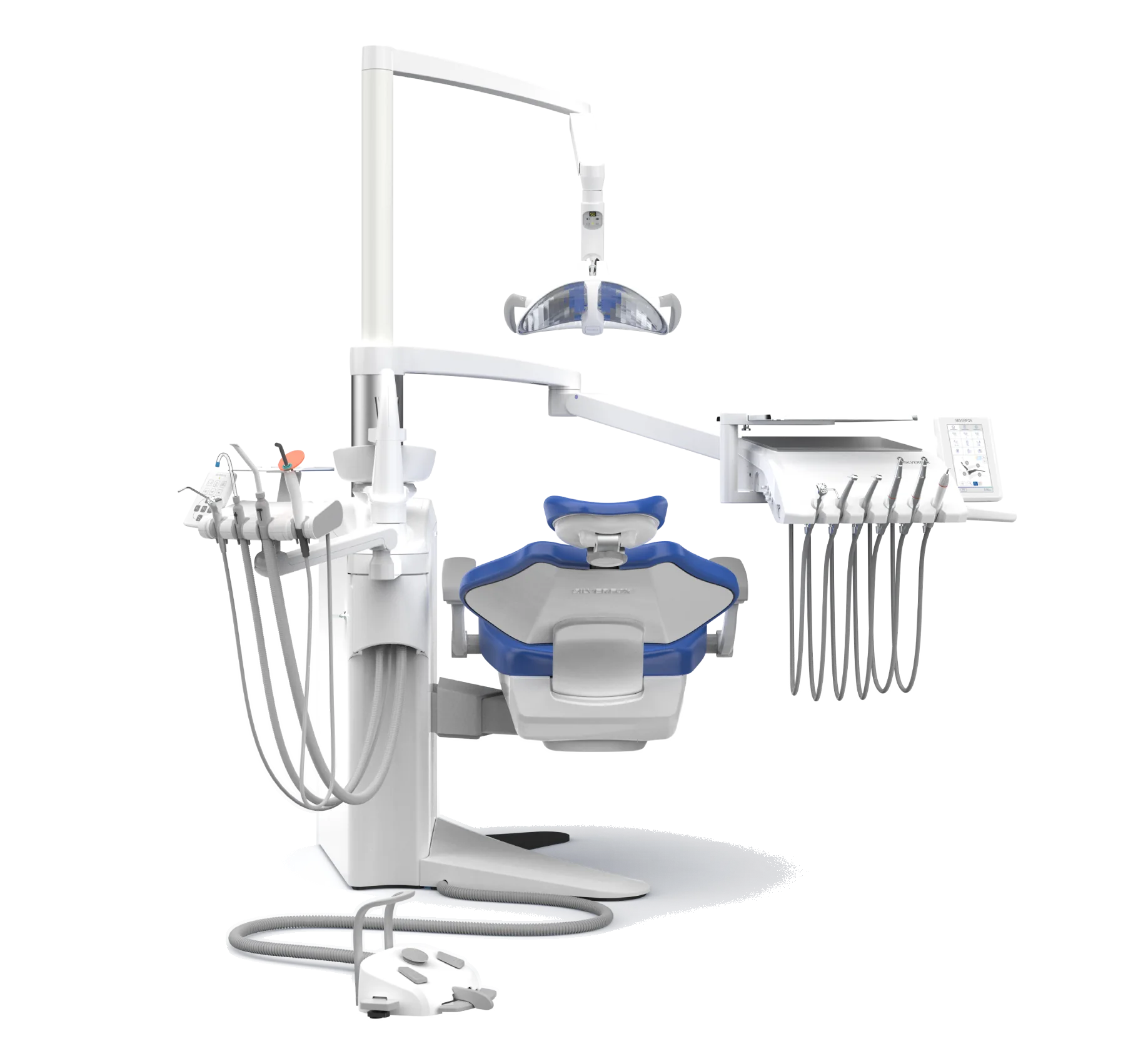 Sillón dental AGM S8 visto de frente