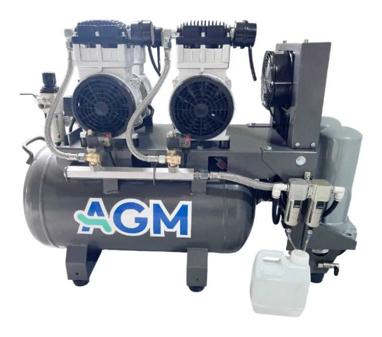 Compresor dental AGM SD140 de cuatro cilindros